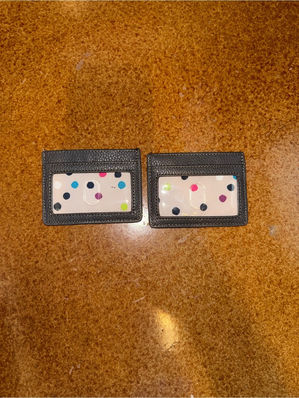 Thirty-One Pebbled Leather Card Case